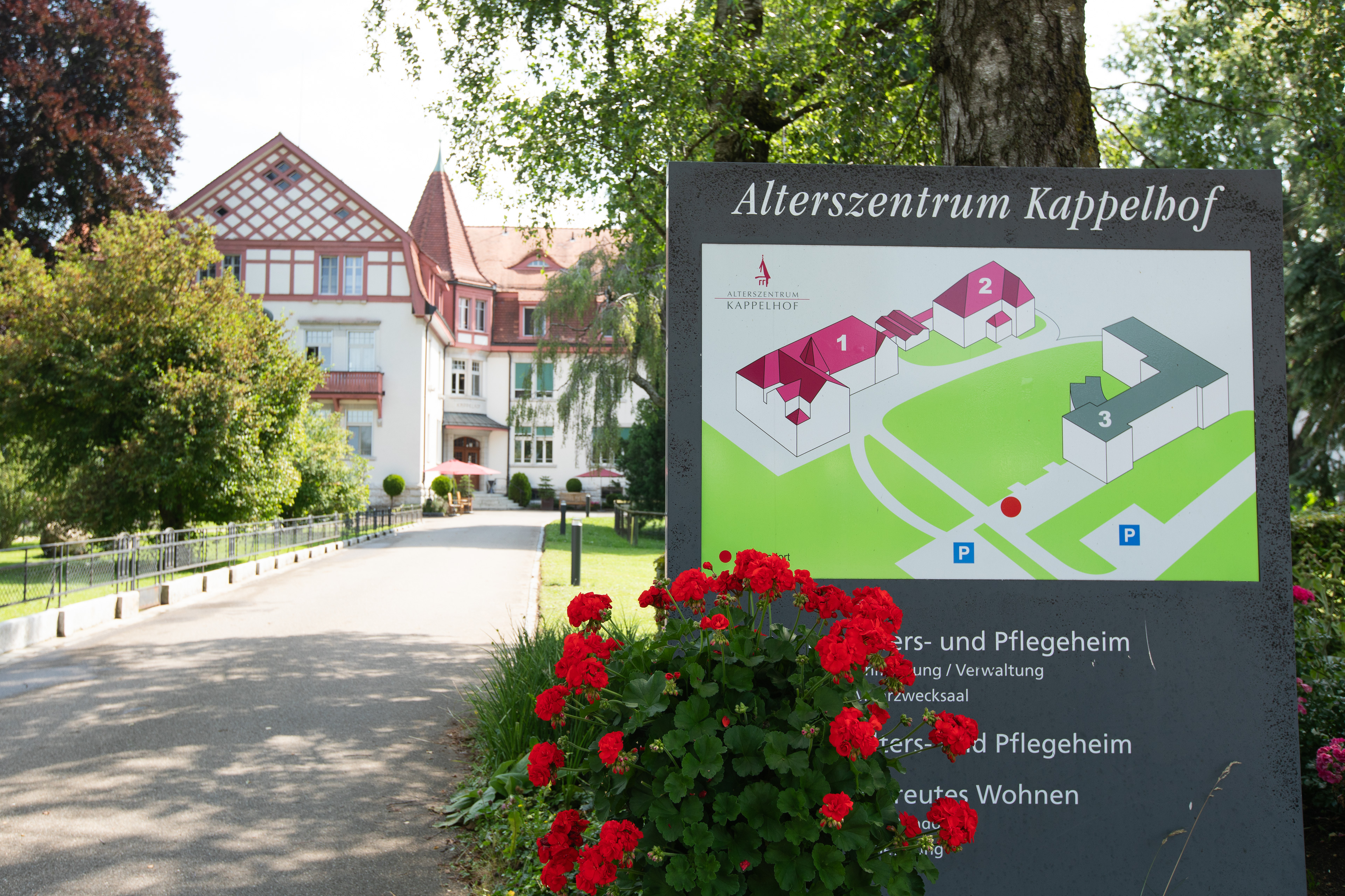 Wegweiser Alterszentrum Kappelhof